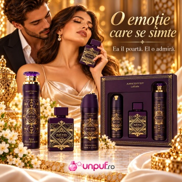 Lattafa Set Badee Al Oud Amethyst – 3 Pcs, unisex - Img 5