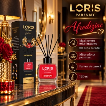Loris Parfum Afrodisiac 120 ml – Odorizant de Cameră cu Bețișoare Parfumate - Img 5