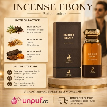 Maison Alhambra Incense Ebony – Parfum EDP 100 ml, unisex - Img 9