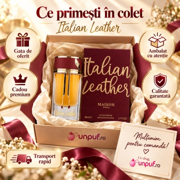 Maison Asrar Italian Leather – Parfum EDP 80 ml, bărbați - Img 3
