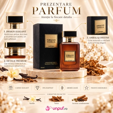 MARHABA Tobacco Vanilla unisex – Parfum Extract de parfum 100 ml, unisex - Img 3
