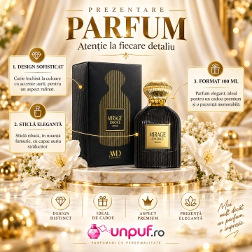 Mirage Smoke, Amd Perfumes parfum unisex inspirat de Angels’ Share By Kilian, EDP,100 ml - Img 3