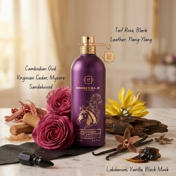 Montale Arabians Rose Leather – Apă de parfum 100 ml, unisex - Img 3
