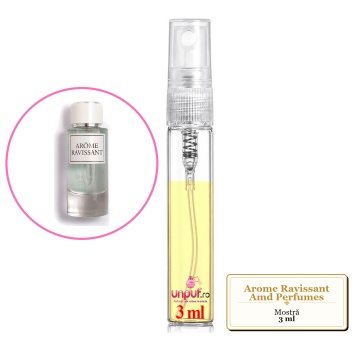 Mostra fiola din Arome Ravissant Amd Perfumes, decant sticla cu pulverizator - Img 2