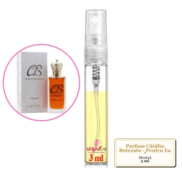 Mostra fiola din Parfum Cătălin Botezatu - Pentru Ea, decant sticla cu pulverizator - Img 2