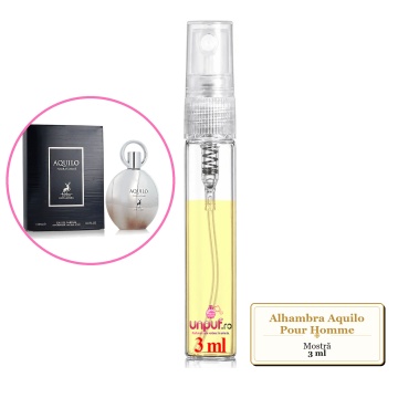 Mostra fiola din Parfumul Alhambra Aquilo Pour Homme, decant sticla cu pulverizator - Img 3