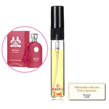 Mostra fiola din Parfumul Alhambra Reyna Pour Femme, decant sticla cu pulverizator - Img 2