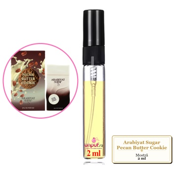Mostra fiola din Parfumul Arabiyat Sugar Pecan Butter Cookie, decant sticla cu pulverizator - Img 1