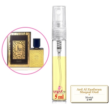 Mostra fiola din Parfumul Ard Al Zaafaran Maqaal Oud, decant sticla cu pulverizator - Img 4