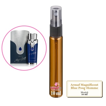 Mostra fiola din Parfumul Armaf Magnificent Blue Pour Homme, decant sticla cu pulverizator - Img 3