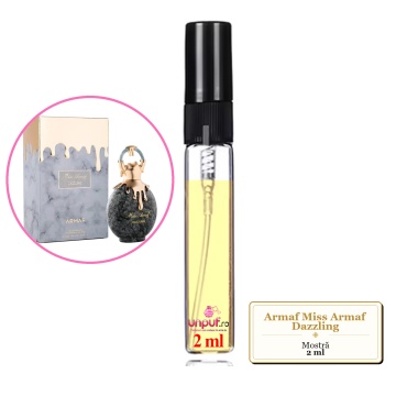 Mostra fiola din Parfumul Armaf Miss Armaf Dazzling, decant sticla cu pulverizator