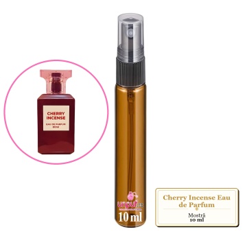 Mostra fiola din Parfumul Fragrance World Cherry Incense, decant sticla cu pulverizator