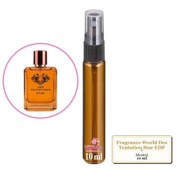 Mostra Fiola Din Parfumul Fragrance World Des Tentation Star Eau De Parfum, Decant Sticla Cu Pulverizator - Img 4