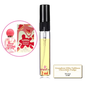 Mostra fiola din Parfumul Grandeur Elite Tubbees Chocolate Fudge, decant sticla cu pulverizator - Img 2