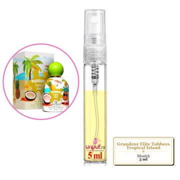 Mostra fiola din Parfumul Grandeur Elite Tubbees Tropical Island, decant sticla cu pulverizator - Img 4