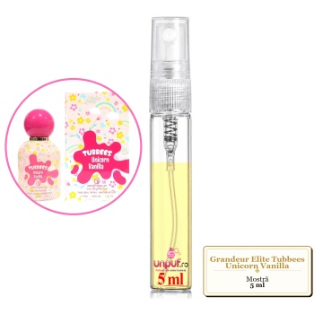 Mostra fiola din Parfumul Grandeur Elite Tubbees Unicorn Vanilla, decant sticla cu pulverizator - Img 4