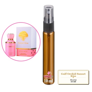 Mostra fiola din Parfumul Gulf Orchid Sunset Kiss, decant sticla cu pulverizator