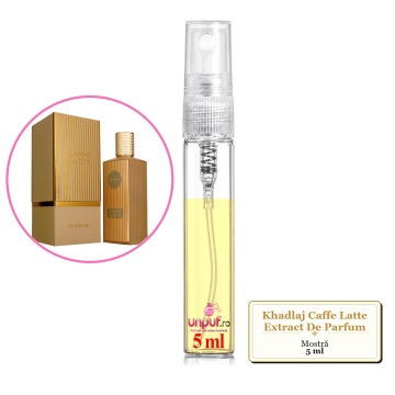 Mostra fiola din Parfumul Khadlaj Caffe Latte Extract De Parfum, decant sticla cu pulverizator - Img 4