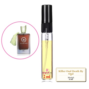 Mostra fiola din Parfumul Killer Oud Death By Oud, decant sticla cu pulverizator - Img 2