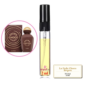 Mostra fiola din Parfumul La Fede Choco Brown, decant sticla cu pulverizator - Img 2
