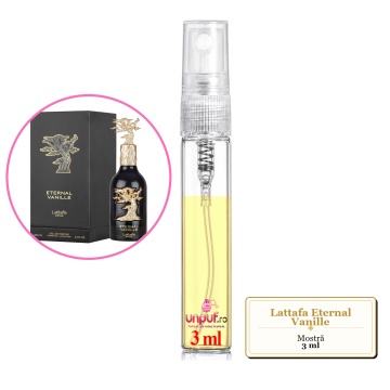 Mostra fiola din Parfumul Lattafa Eternal Vanille, decant sticla cu pulverizator - Img 3