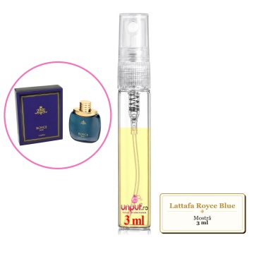 Mostra fiola din Parfumul Lattafa Royce Blue, decant sticla cu pulverizator - Img 3