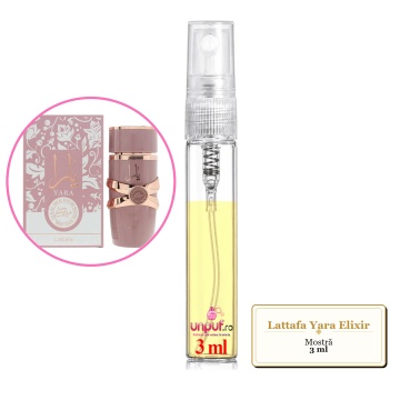 Mostra fiola din Parfumul Lattafa Yara Elixir, decant sticla cu pulverizator - Img 3