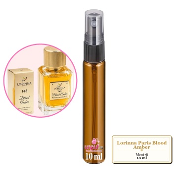 Mostra fiola din Parfumul Lorinna Paris Blood Amber, decant sticla cu pulverizator - Img 4