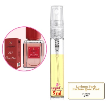 Mostra fiola din Parfumul Lorinna Paris Rose Pink, decant sticla cu pulverizator - Img 3