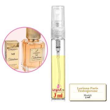 Mostra fiola din Parfumul Lorinna Paris Testosterone, decant sticla cu pulverizator - Img 2