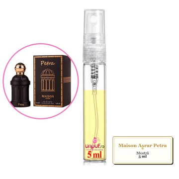 Mostra fiola din Parfumul Maison Asrar Petra, decant sticla cu pulverizator - Img 4