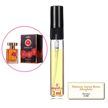 Mostra fiola din Parfumul Maison Asrar Rose Absolute, decant sticla cu pulverizator - Img 2