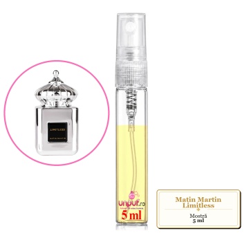 Mostra fiola din Parfumul Matin Martin Limitless, decant sticla cu pulverizator - Img 4