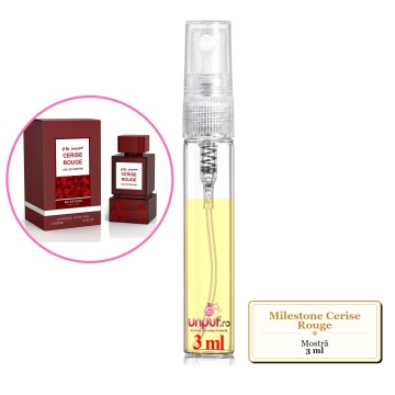 Mostra fiola din Parfumul Milestone Cerise Rouge, decant sticla cu pulverizator - Img 3