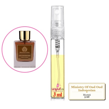 Mostra fiola din Parfumul Ministry Of Oud Oud Indonesian, decant sticla cu pulverizator - Img 2