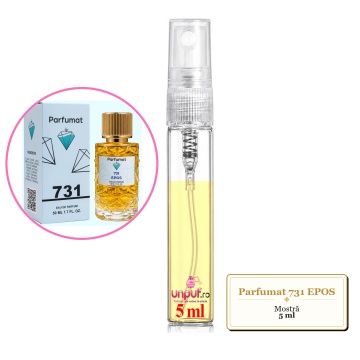 Mostra fiola din Parfumul Parfumat 731 EPOS, decant sticla cu pulverizator - Img 3