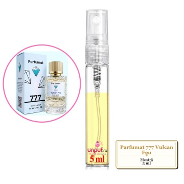 Mostra fiola din Parfumul Parfumat 777 Vulcan Feu, decant sticla cu pulverizator - Img 3