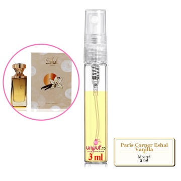 Mostra fiola din Parfumul Paris Corner Eshal Vanilla, decant sticla cu pulverizator - Img 2