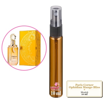 Mostra fiola din Parfumul Paris Corner Ophidian Mango Bliss, decant sticla cu pulverizator
