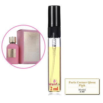 Mostra fiola din Parfumul Paris Corner Qissa Pink, decant sticla cu pulverizator - Img 2