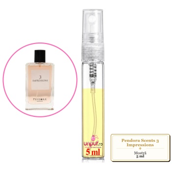 Mostra fiola din Parfumul Pendora Scents 3 Impressions, decant sticla cu pulverizator - Img 4