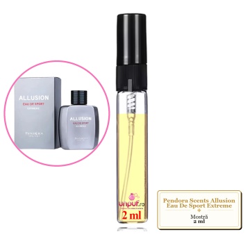 Mostra fiola din Parfumul Pendora Scents Allusion Eau De Sport Extreme, decant sticla cu pulverizator - Img 2