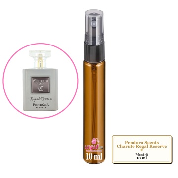 Mostra fiola din Parfumul Pendora Scents Charuto Regal Reserve, decant sticla cu pulverizator