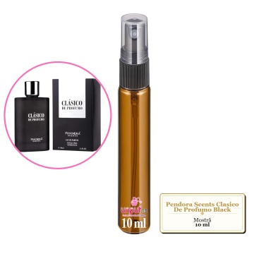 Mostra fiola din Parfumul Pendora Scents Clasico De Profumo Black, decant sticla cu pulverizator - Img 3