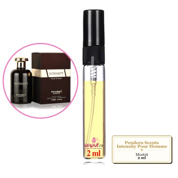 Mostra fiola din Parfumul Pendora Scents Intensity Pour Homme, decant sticla cu pulverizator - Img 2