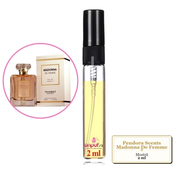 Mostra fiola din Parfumul Pendora Scents Madonna De Femme, decant sticla cu pulverizator - Img 2