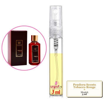 Mostra fiola din Parfumul Pendora Scents Tobacco Rouge, decant sticla cu pulverizator - Img 3
