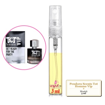 Mostra fiola din Parfumul Pendora Scents Tot Homme Vip, decant sticla cu pulverizator - Img 3
