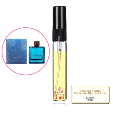Mostra fiola din Parfumul Pendora Scents Veracious Blue For Him, decant sticla cu pulverizator - Img 2