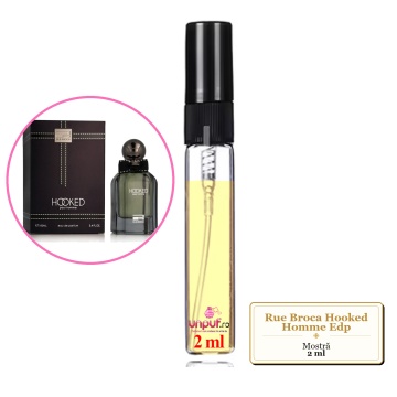 Mostra fiola din Parfumul Rue Broca Hooked Homme Edp, decant sticla cu pulverizator